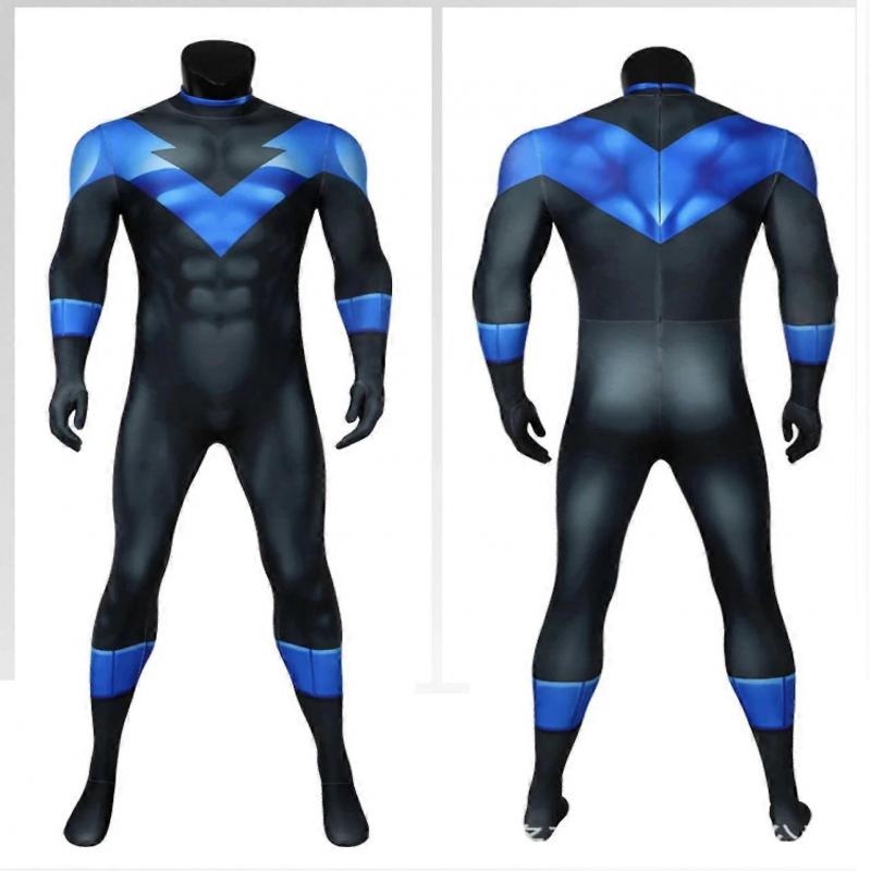 Movie Accurate Batman Red Hood Nightwing Cosplay Suit Bodysuit Superhero