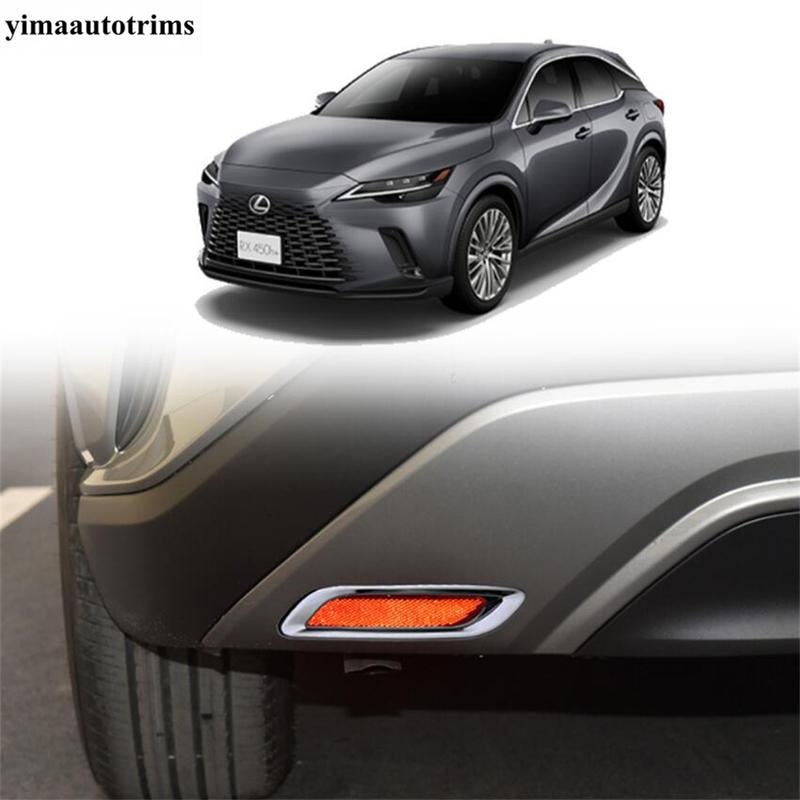 Chrome Rearview Mirror Rear Bumper Fog Light Lamp Eyebrow Door Handle Cover Trim Accessories For Lexus RX 350h 450h  - 2025