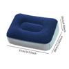 Inflatable Foot Pillow Soft Comfort Footrest Pad for Plane Sofa Under Desk