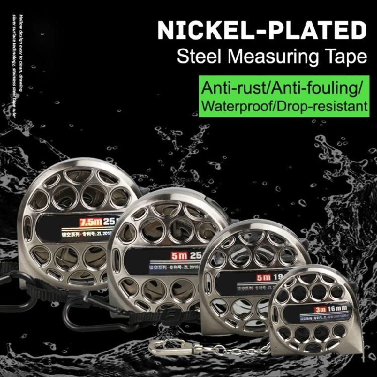 Portable Steel Tape Measure with Auto Rewind Function High Precisions Measure for Various Measurement Need In Homes & Work