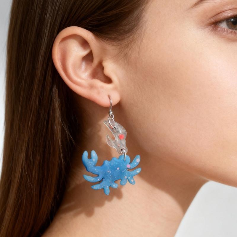 Elastic Marine Life Silicone Casting Mold Silicone Texture Suitable for Handmade Jewelry Supplies and Gift Making