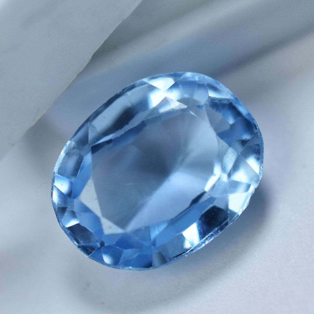 Natural Blue Aquamarine Loose Gemstone Ocean 9.15 Ct for Jewelry Making and Gem Collections