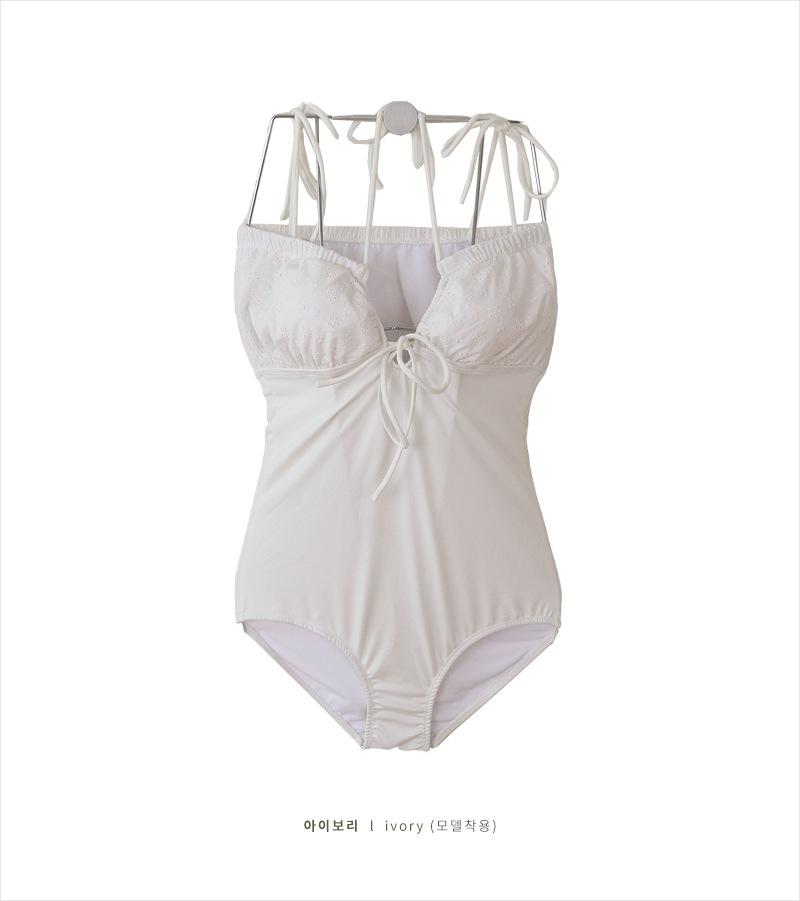 New Japanese and Korean Swimsuit Straps Conservative Meat-covering Swimsuit Solid Color Tight, Sexy and Fresh Hot Spring Xiaoxiangfeng Swimsuit