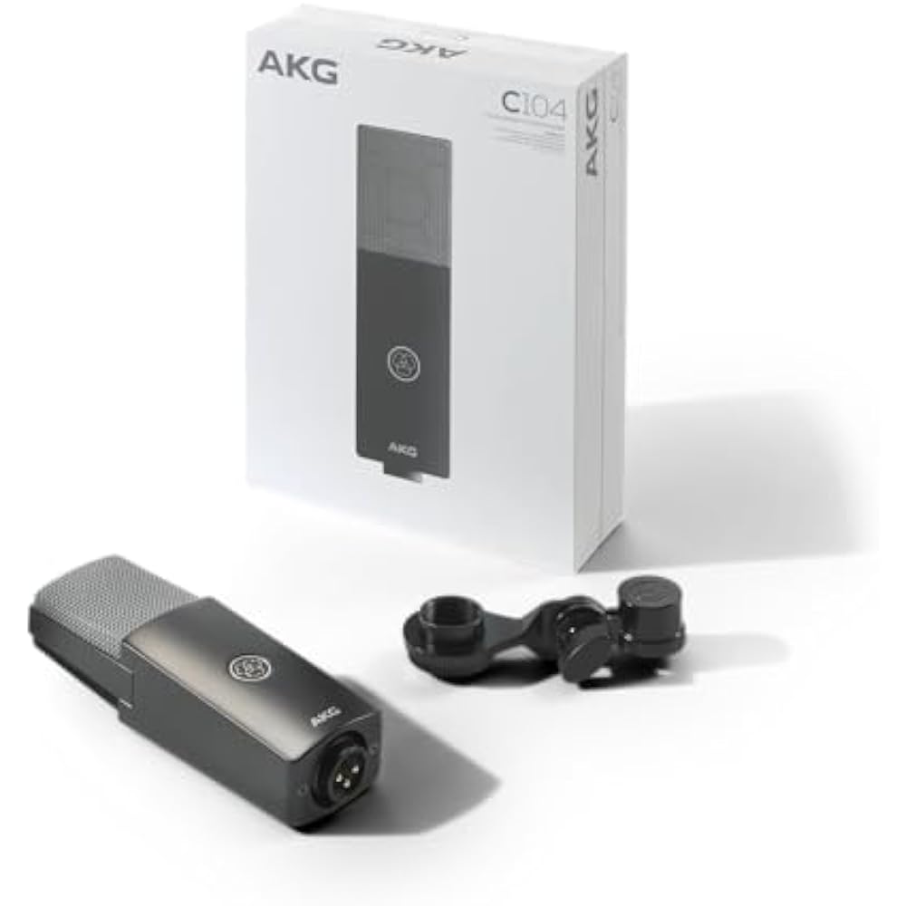 AKG (Arker Game) C104 Side Address Condenser Microphone [For Vocal Recording/Musical Instrument R...