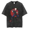 Hot Anime Jujutsu Kaisen Satoru Gojo Graphic Print Tshirt Men Women Washed Cotton Tshirts Harajuku Male Oversized T Shirt