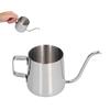 350ml Stainless Steel Hanging Ear Coffee Pot Gooseneck Spout Coffee Tea Pot for Indoor Outdoor Camping