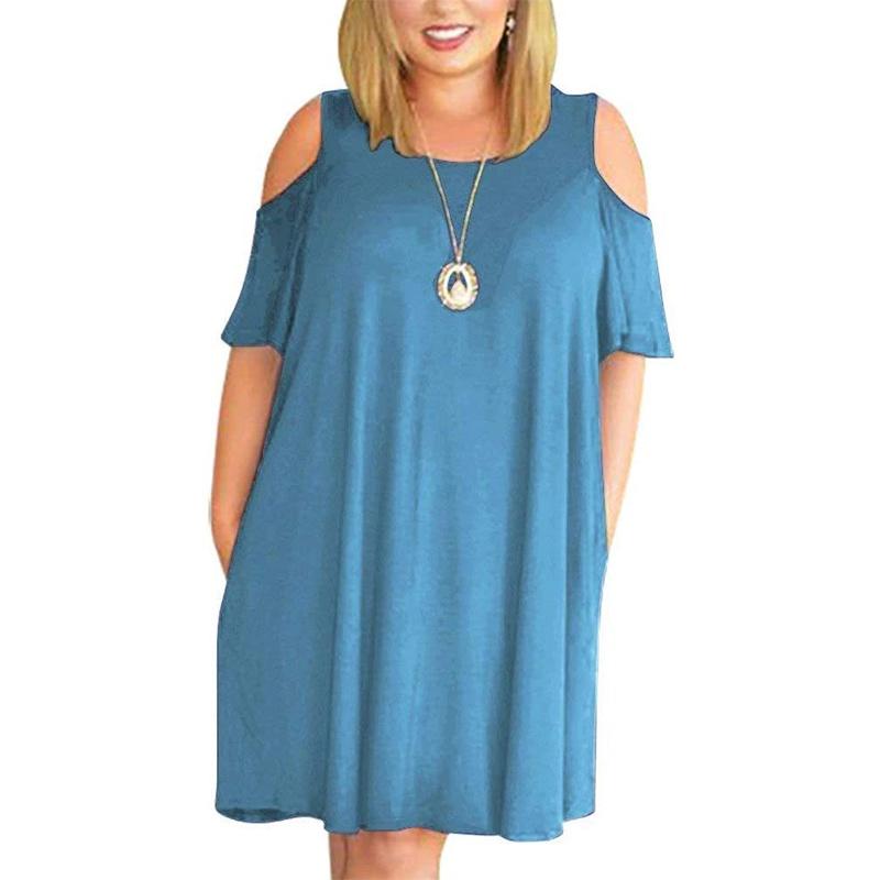 Gorgeous Plus Size Off Shoulder Dress For Summer Parties And Weddings