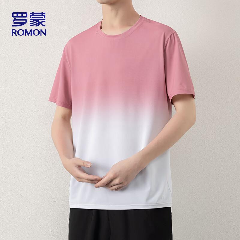 ROMON Men's Ice Silk Short Sleeve T-Shirt 8210