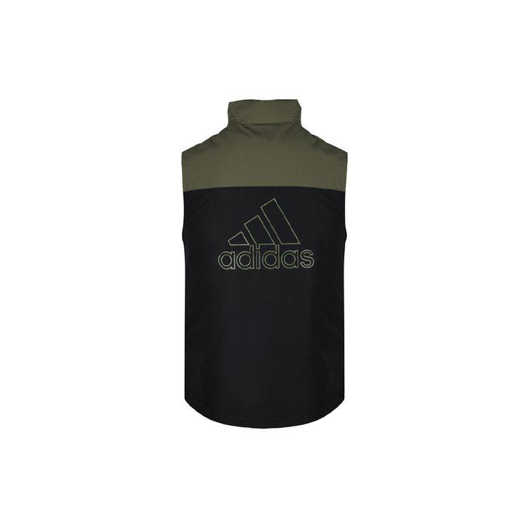 adidas Down Vests Men's Black Stand Collar Moderate Other FS0035