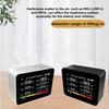 15 In 1 Professional Air Quality Monitor Portable Carbon Dioxide Detector Multifunctional Air Quality Detection Tool