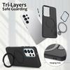 For Samsung Galaxy S26 Ultra Magnetic Case Rotating Ring Kickstand TPU + PC Back Cover