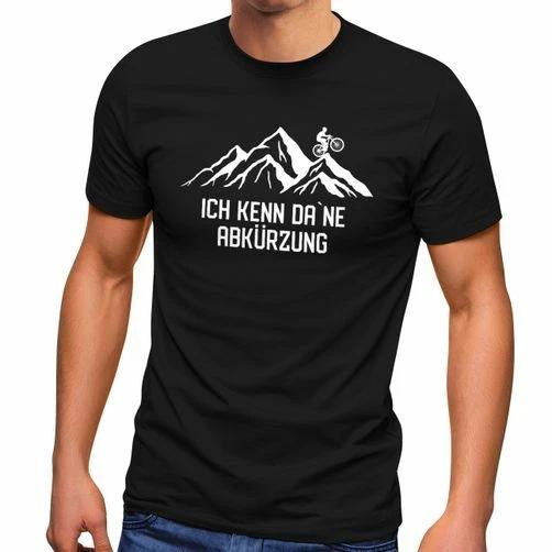 Mens T-Shirt I Know Da Ne Abbreviation Bicycle Mountain Bike MTB Cycling XXL