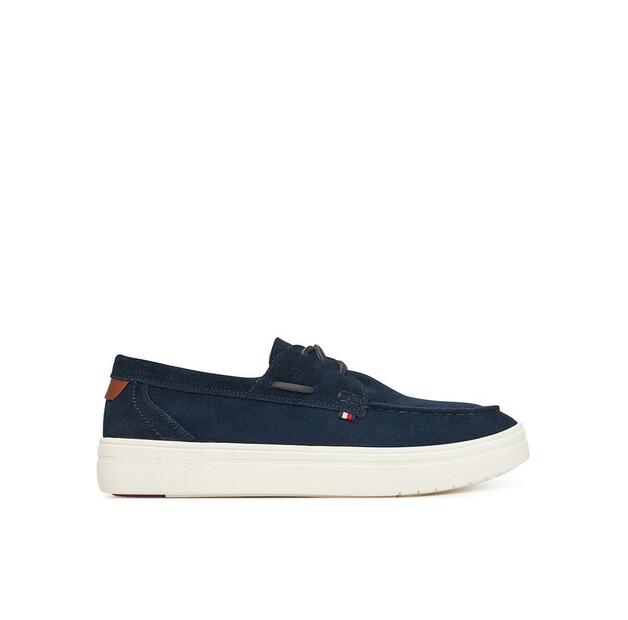 

Полуботинки Tommy Hilfiger Modern Hybrid Suede Boat FM0FM05352 тёмно-синий 43