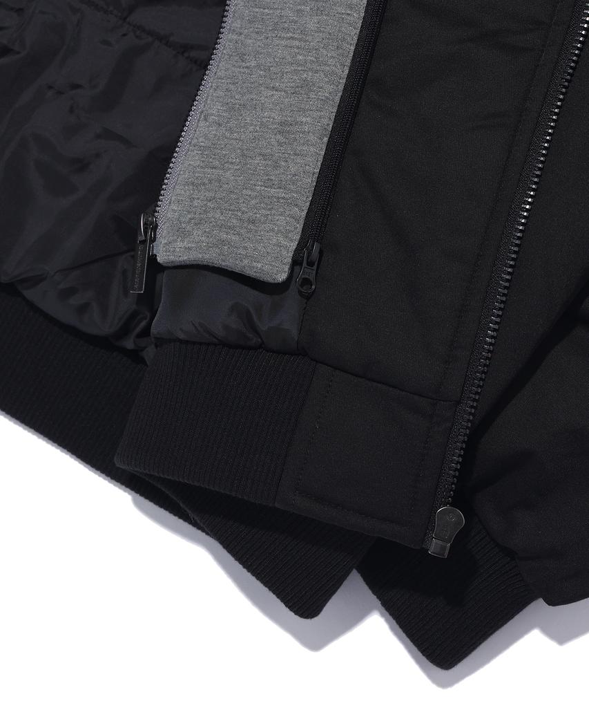 Bunkerbuster Direction Padded Bomber Jumper Mq1Ju010_Black