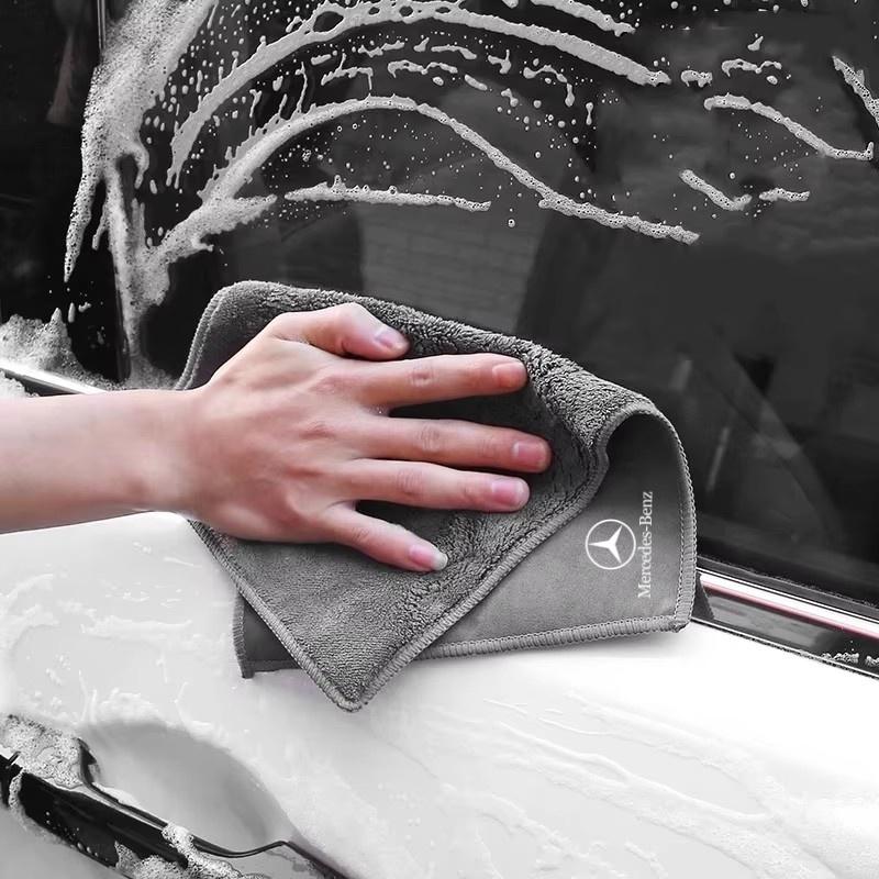 Microfiber Towel Car Cleaning Care Accessories For Mercedes Benz C180 C200 C260 C300 W108 W124 W126 W140 MJ-BENZ EK8