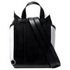 Michael Kors MK Kent Logo Drawstring Closure Nylon And Faux Leather Chest Bag Men bags Black White 37S3LKNC2O-BRIGHT-WHT