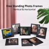 HIYQIN Desktop-Fotorahmen für Polaroid Sofortbildkamera Zoll Foto Kleiner Fotorahmen für Serienkamera Film Schwarz 8er-Pack i-Type Now/OneStep2/Flip/Lab