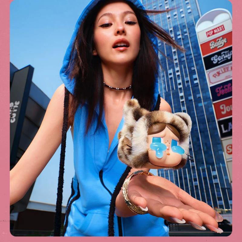 1 Piece Action Figure Keychain Crybaby Wild But Cutie Series Vinyl Plush Pendant Bag Decoration Figurines Dolls Model Gift