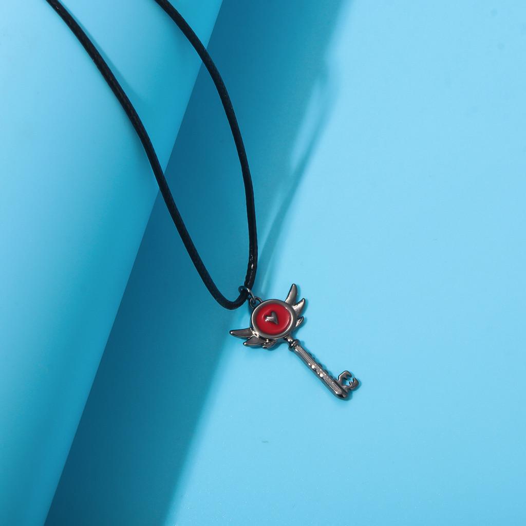 Necklace Hotel Key With Anime Cartoon Metal Pendant Jewelry Gift Fashion