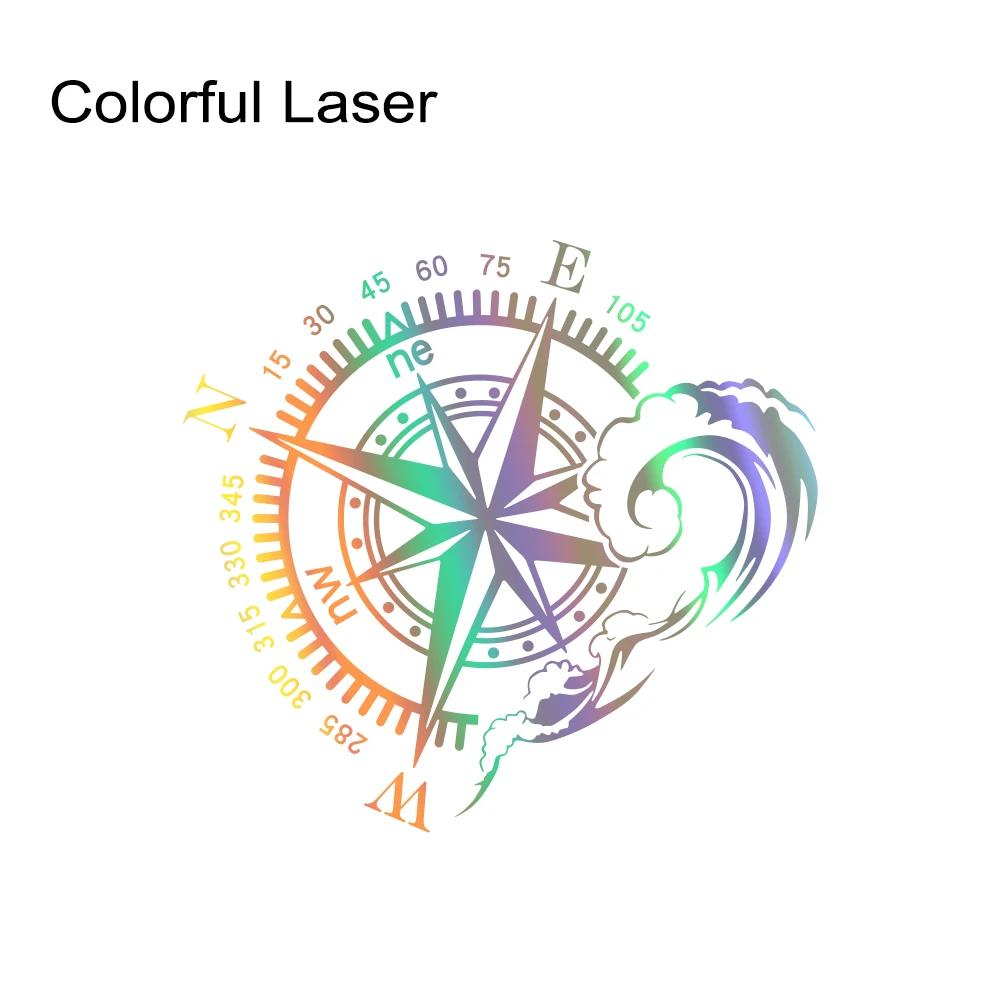 Car Ocean Compass Styling Stickers for SUV Camper RV Van Motorhome Caravan Pickup Vinyl Decal Decoration Auto Tuning Accessories