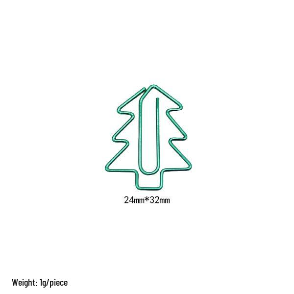 Electroplated Cartoon Insect & Plant Paper Clip Set for Organization