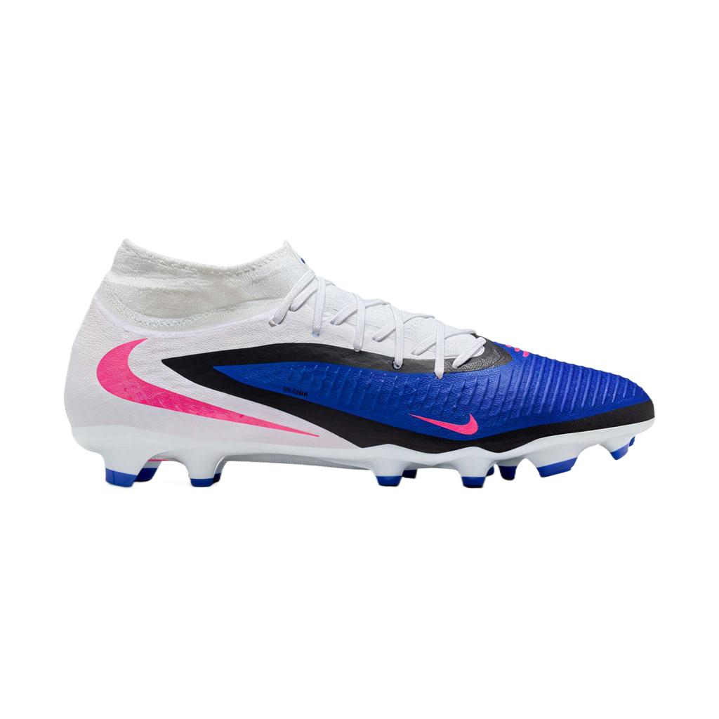 Nike Phantom 6 High Academy MG Racer Blue Unisex Cleats White Pink-Blast HQ2278-446