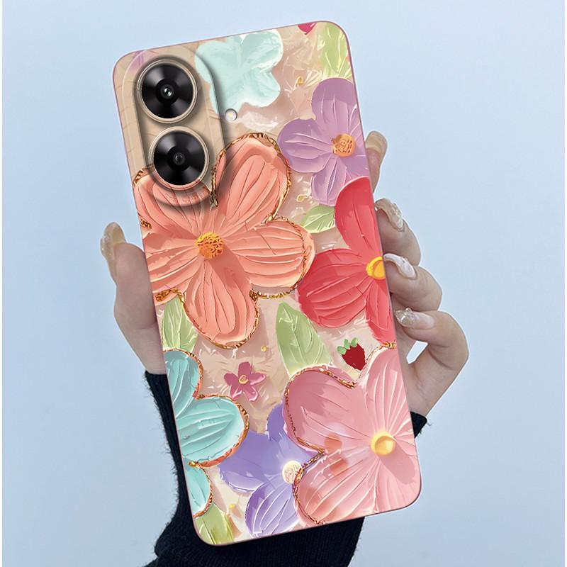 Phone Case for Realme Note 60 60X Narzo N61 Back Cover Matte Shell New design Soft Silicone Funda for Realme Note60 RMX3933 Case