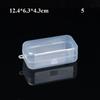 Transparent Storage Box Holding Case Jewelry Beads Container Fishing Tools Accessories Box Small Items Sundries Organizer