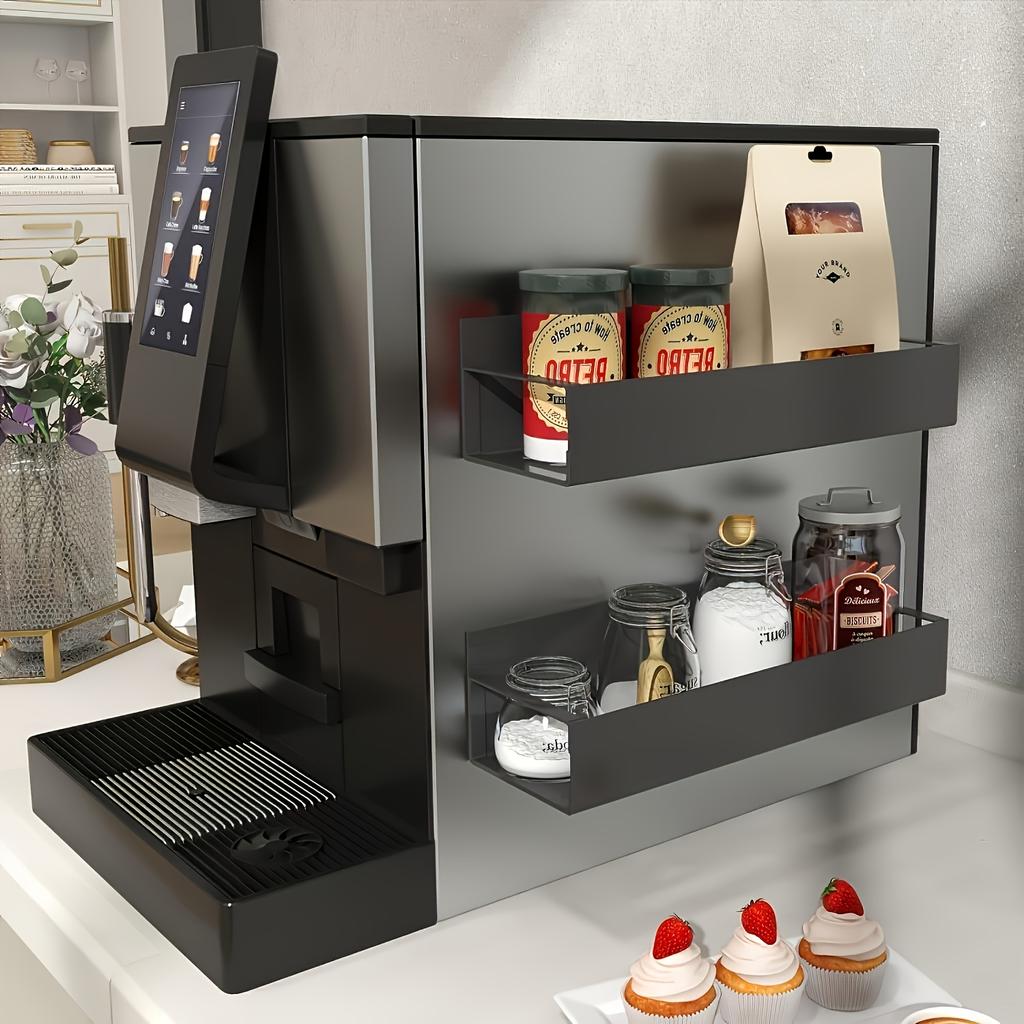 2pcs Magnetic Refrigerator Rack | No Drilling Required, Multifunctional Kitchen Spice Rack, Strong Magnetic Seasoning Rack