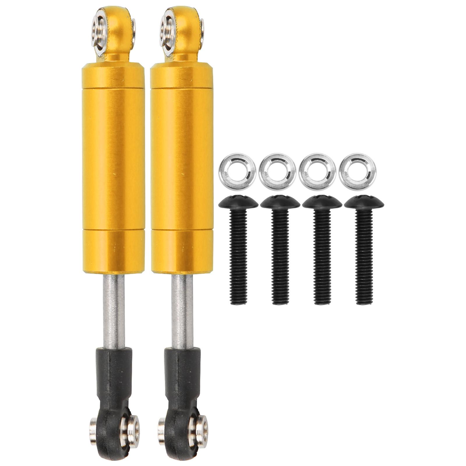 

2Pcs RC 72mm Aluminum Springless Shock Absorber Damper for TRAXXAS SLASH 2WD 1 10 RC Car золотий