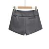 Korean Style Women's Versatile Low-Waist A-Line Shorts - Slimming Fit, Petite Wide Waist, Spring 2026 New Arrival.