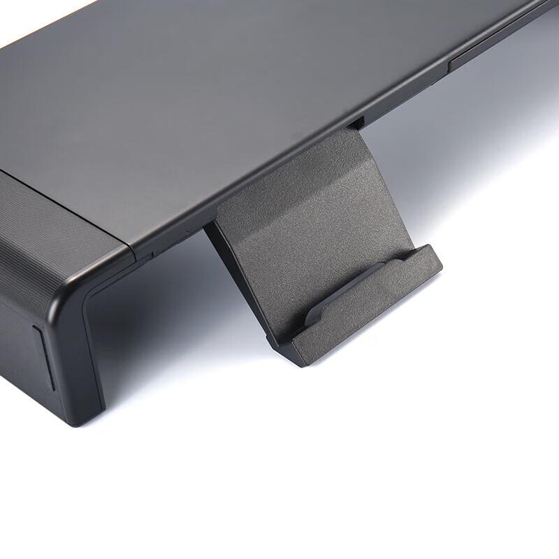 llano Q5 Adjustable Monitor Stand with Storage Drawer