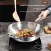 Zhi Shi Titan Antihaft-Wok mit gehämmertem Muster