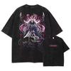 Bleach Aizen Sousuke Koszulka Graficzna Anime Manga Sprana Oversize Harajuku Unisex Codzienna Krótki Rękaw Streetwear T-shirty