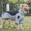 Autumn Winter Large Dog WarmClothes Waterproof Big Dog Jacket Vest With High Collar Pet Dog Coat Clothing For French Bulldog