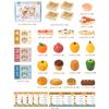 Wooden Play Food Sets for Kid Kitchen Simulation Cutting Bread Game Pretend Play Early Educational Cognition Toys for Boys Girls