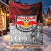 RB Leipzig Pattern Blanket for Home Decoration, Bed, Sofa, Car Travel, Camping, Suitable for All Seasons, Birthday Christmas Gift