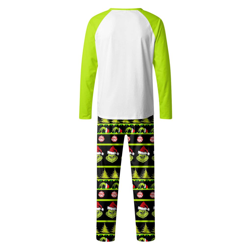 Christmas Family Matching Sets Pajamas, Loungewear Outfits,Family Matching Long Sleeve Tops+Pants Set