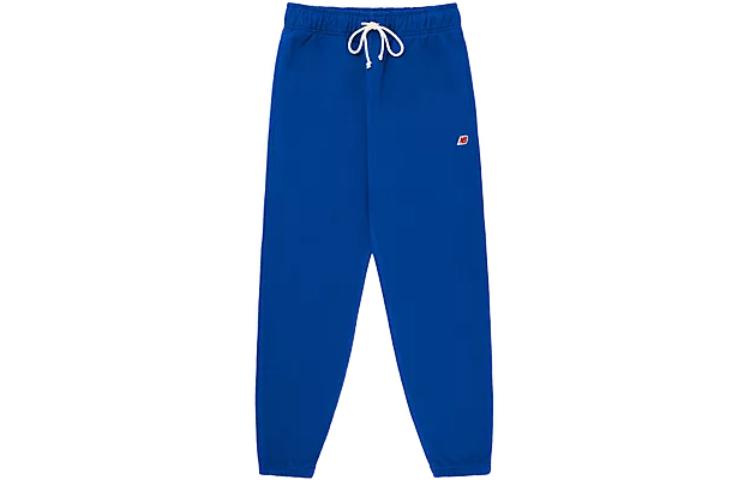 New Balance Made In USA Series Knitted Sweatpants Unisex Blue Moderate Cuffed Pants MP21547TRY S