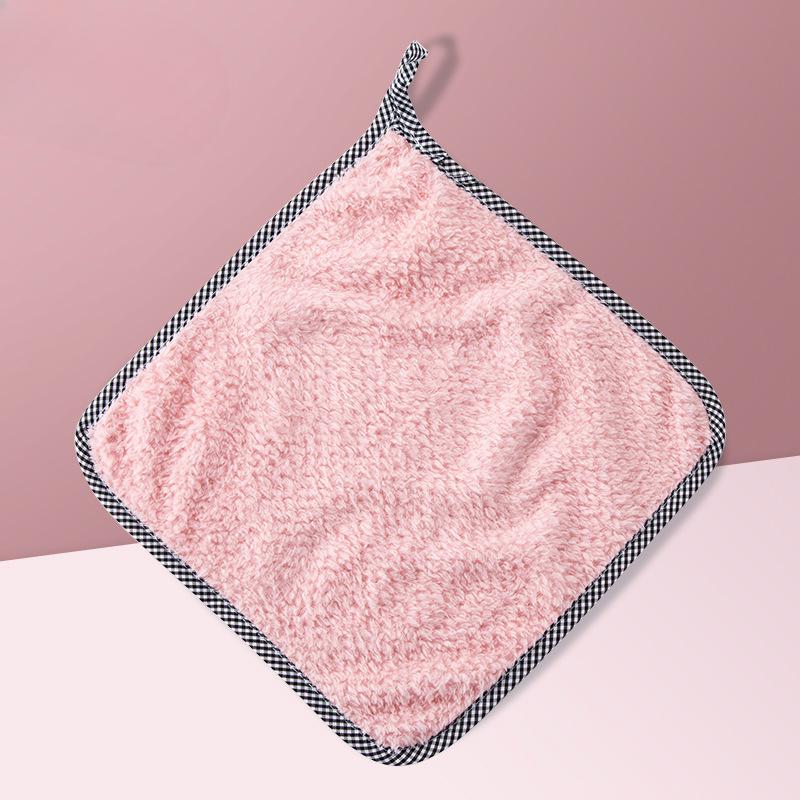 Wall-mounted Coral Velvet Hand Towels Cleaning ClothsDishclothsKitchen Cleaning Cloths Household Non-shedding Absorbent Wipes