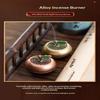 Retro Creative Aromatherapy Burner Small Incense Burner Base Home Decorative Indoor/Tea Room/Soothing Purifying
