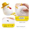 New Adorable Cute Cartoon Duck Theme Animals Silicone Design LED Night Lights - USB Colorful Bedside Lamp with 3 Levels of Dimmi