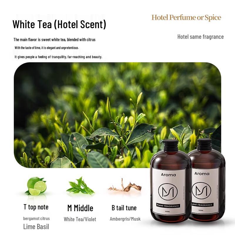 Масло-ароматизатор Hotel Collection White Tea, сменный флакон