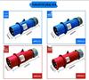 Industrial 32A 3-Pin IP44 Waterproof Plug & Socket Set, 250V Flame-Resistant Connector
