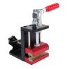 Luqeeg Golf Grip Golf Club Grip Replacement Portable Aluminum Alloy Table Rubber Clamp Removal Tool with Rubber Adjustable Fits Various Club Types