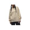 Jordan Pure Color Logo Print Back Graphic Crew Neck Sweatshirt Women Tops Khaki DV7014-206