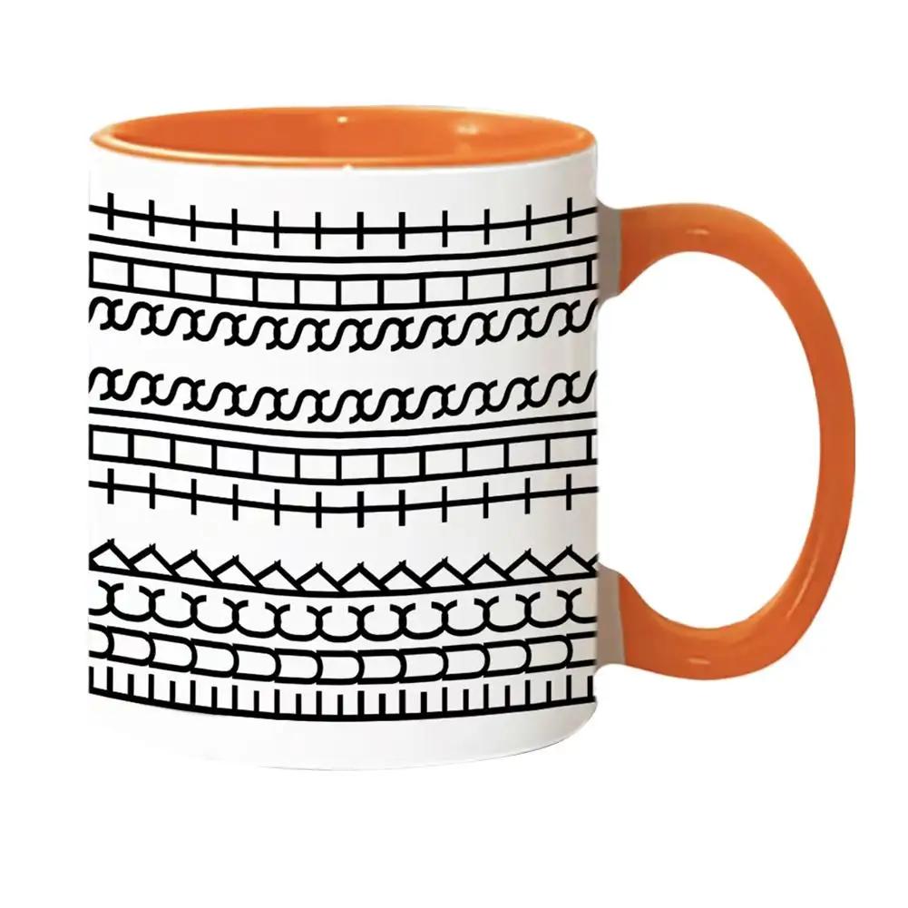 1 pcs Cute Ceramic Coffee Mug Insulated Reusable Cup W0Q4