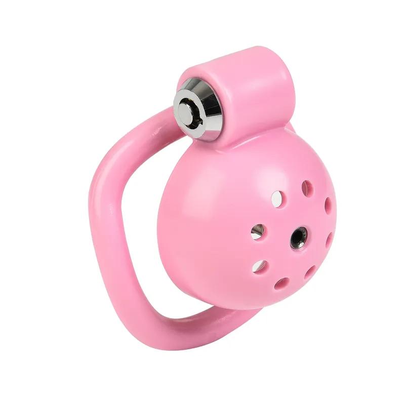Male Penis Chastity Cage Set Small Bird Chastity Cage Belt With 5 Size Padlock Cock Ring Penis Lock Bondage Man Sex Toy