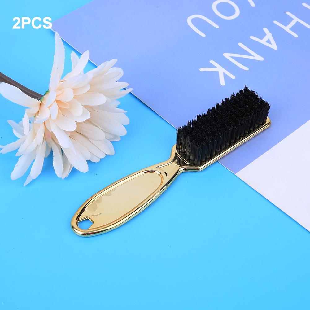2pcs Retro Oil Head Brush Hair Cleaning Sweep Professional Salon Barber Hairdressing  Tools