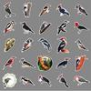 50 Pcs Woodpecker Stickers - Cartoon Forest Animals, Waterproof DIY Decoration for Phone, Laptop, and Journal